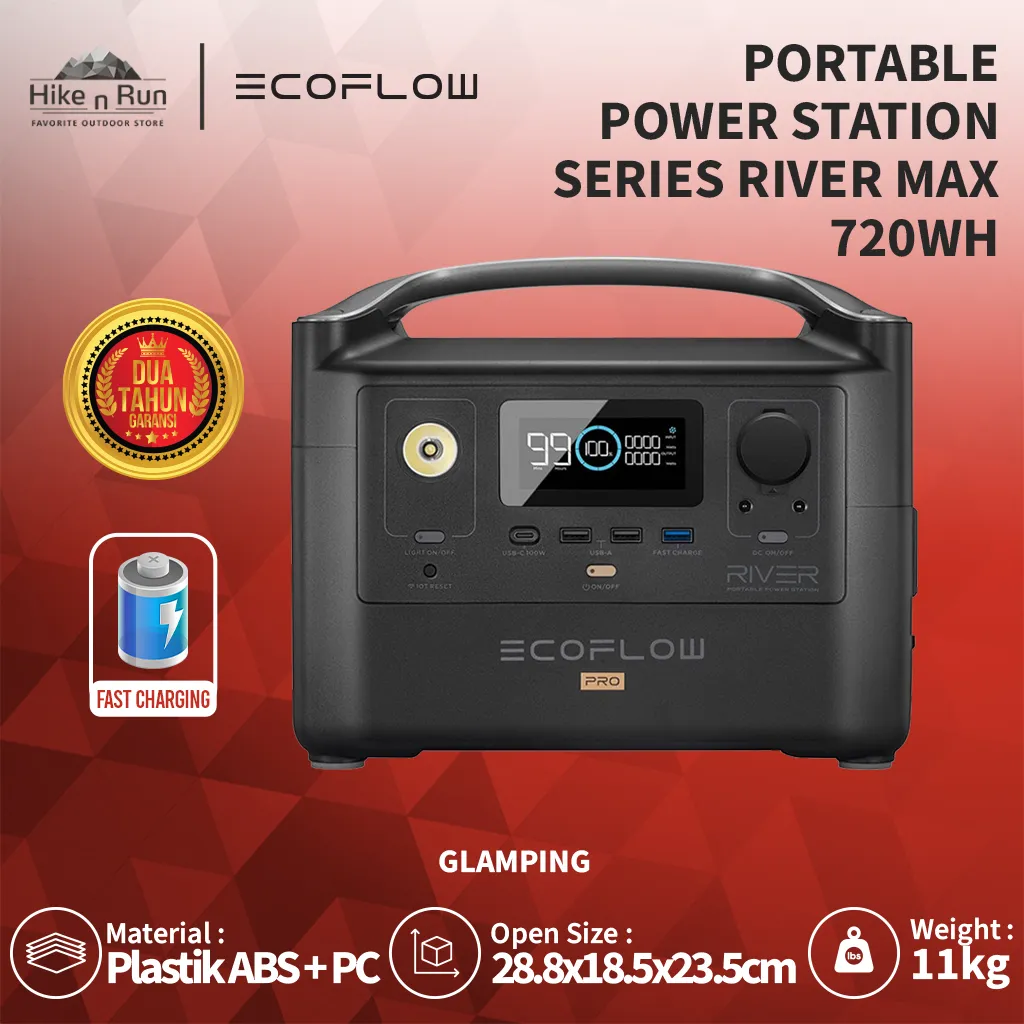 POWER STATION PORTABLE ECOFLOW RIVER PRO 720Wh