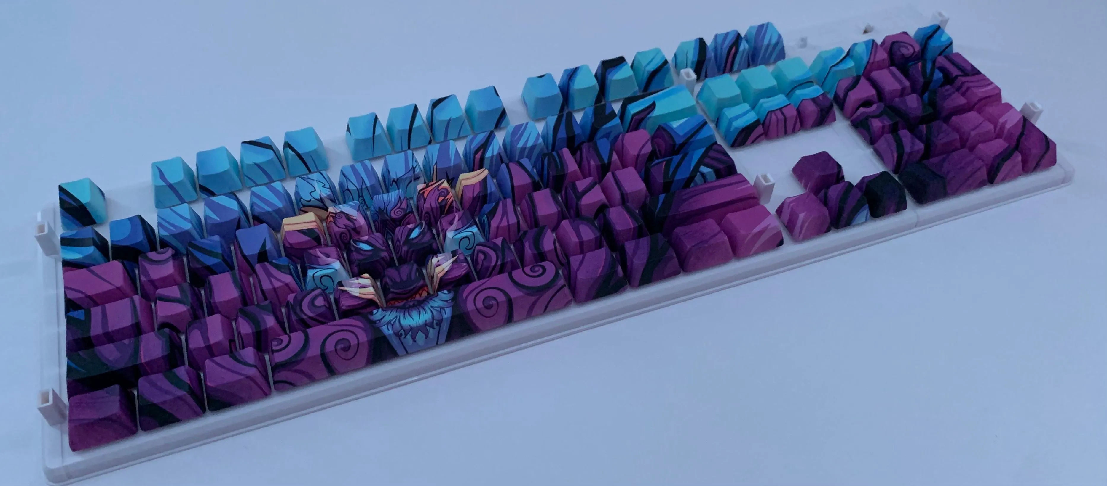 Purple Oni Dragon Keycap Set - Alpherior Keys