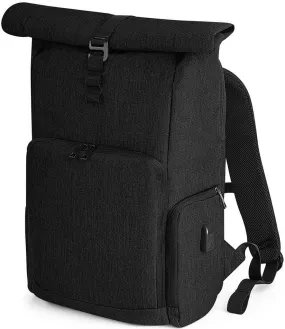 Quadra Q-Tech Charge Roll-Top Backpack | Black