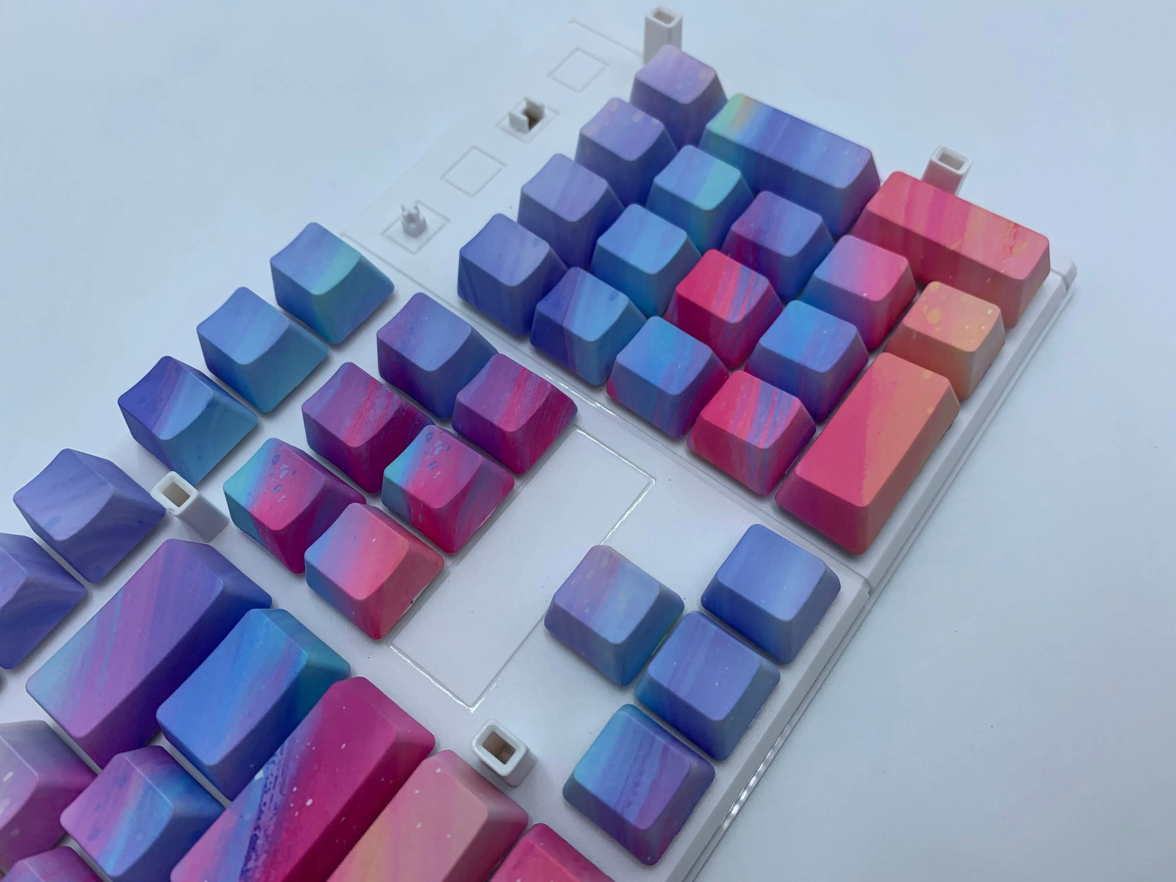 Rainbow Sherbet Keycap Set - Alpherior Keys