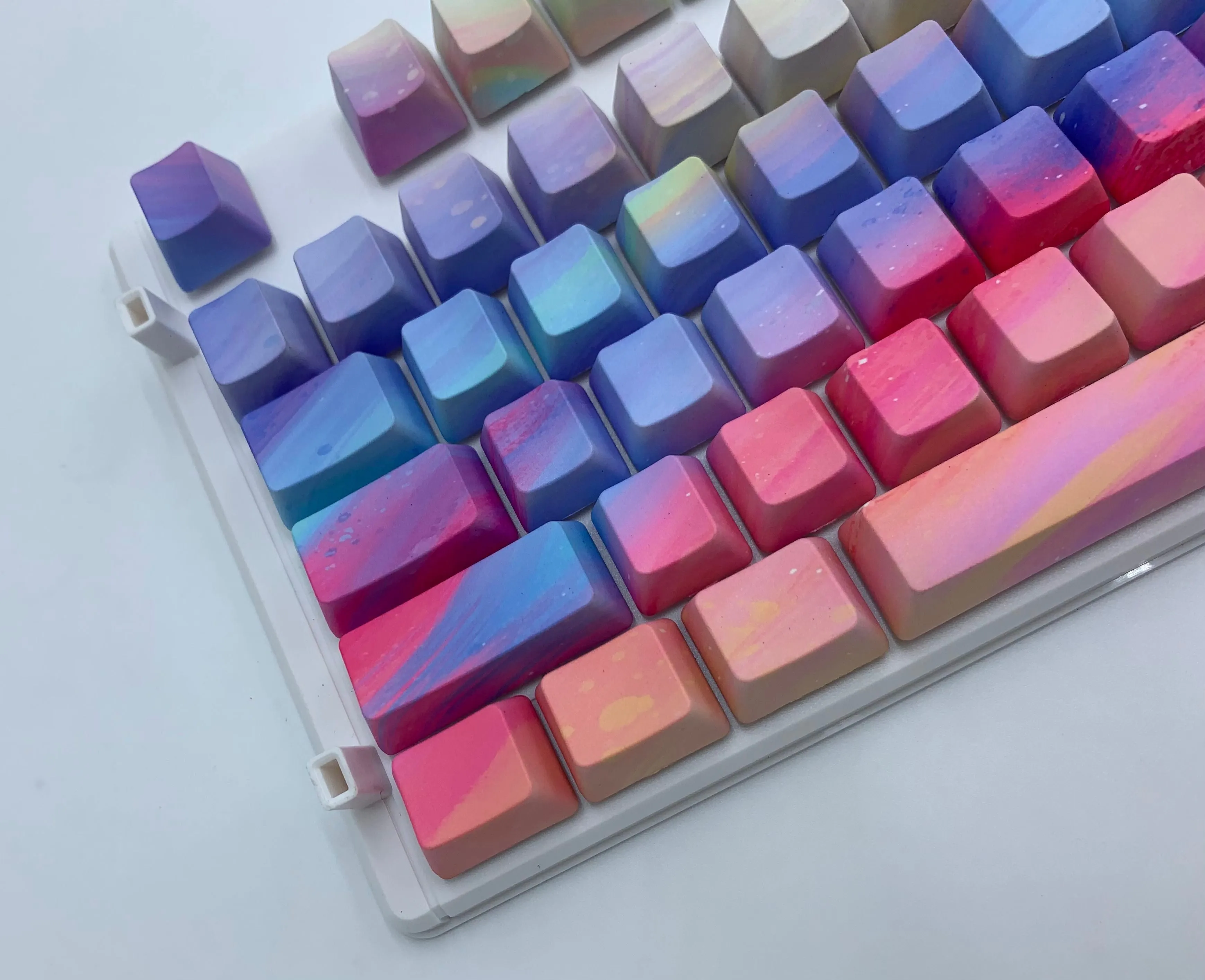 Rainbow Sherbet Keycap Set - Alpherior Keys