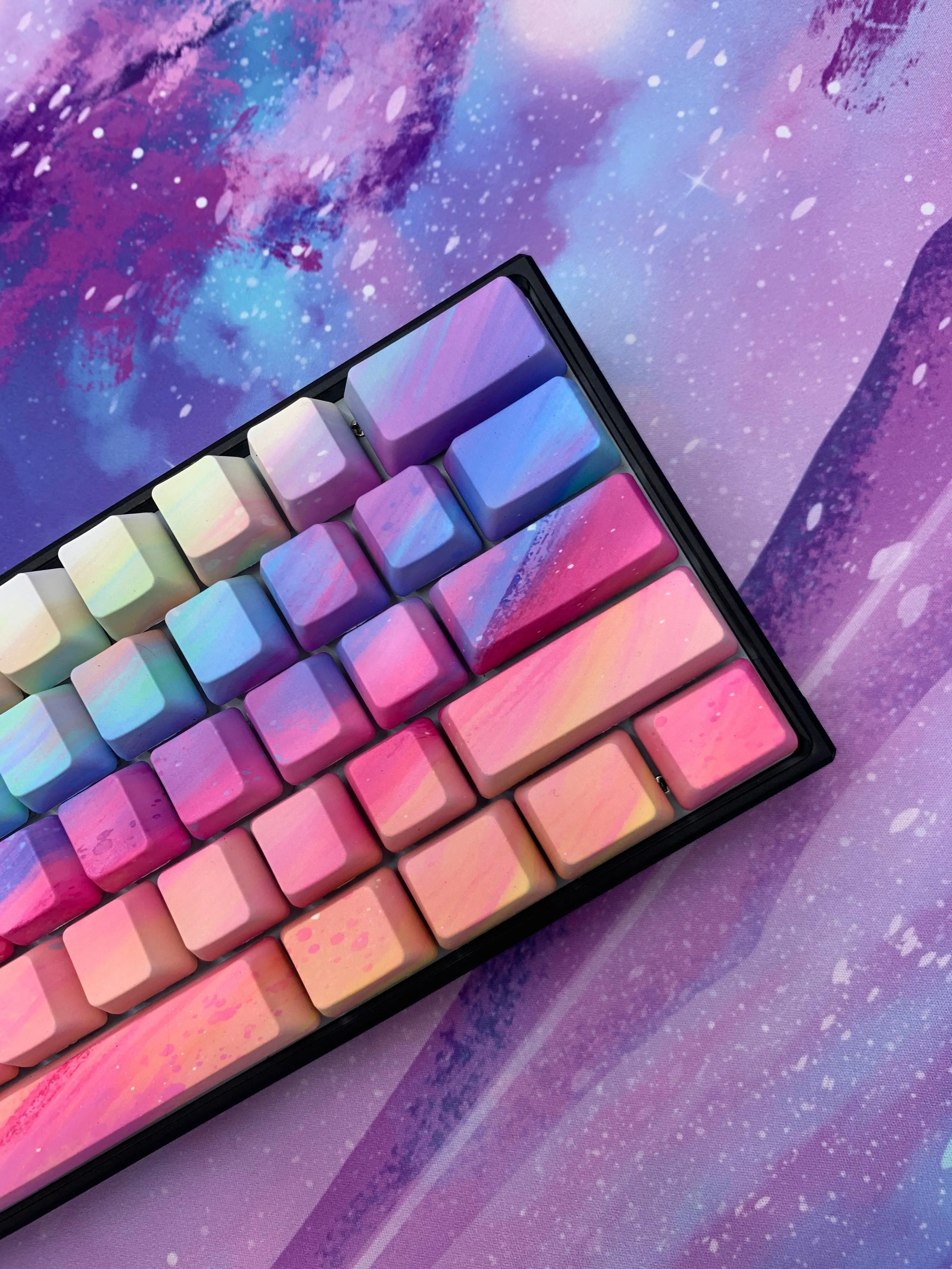 Rainbow Sherbet Keycap Set - Alpherior Keys