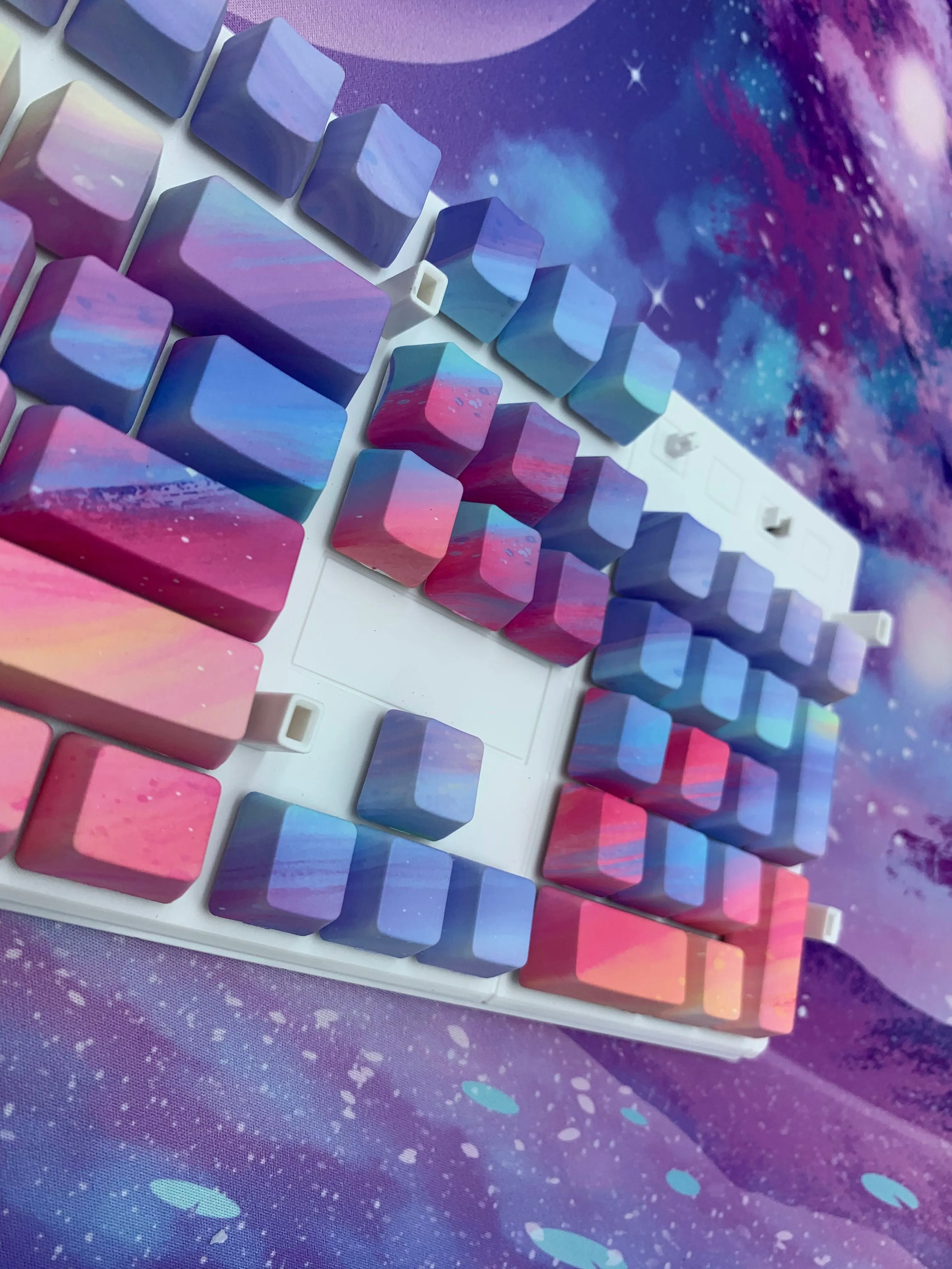 Rainbow Sherbet Keycap Set - Alpherior Keys