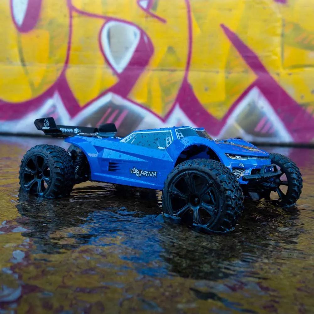 Redcat Piranha TR10 RC Car - 1:10 Brushed 2WD Electric Truggy