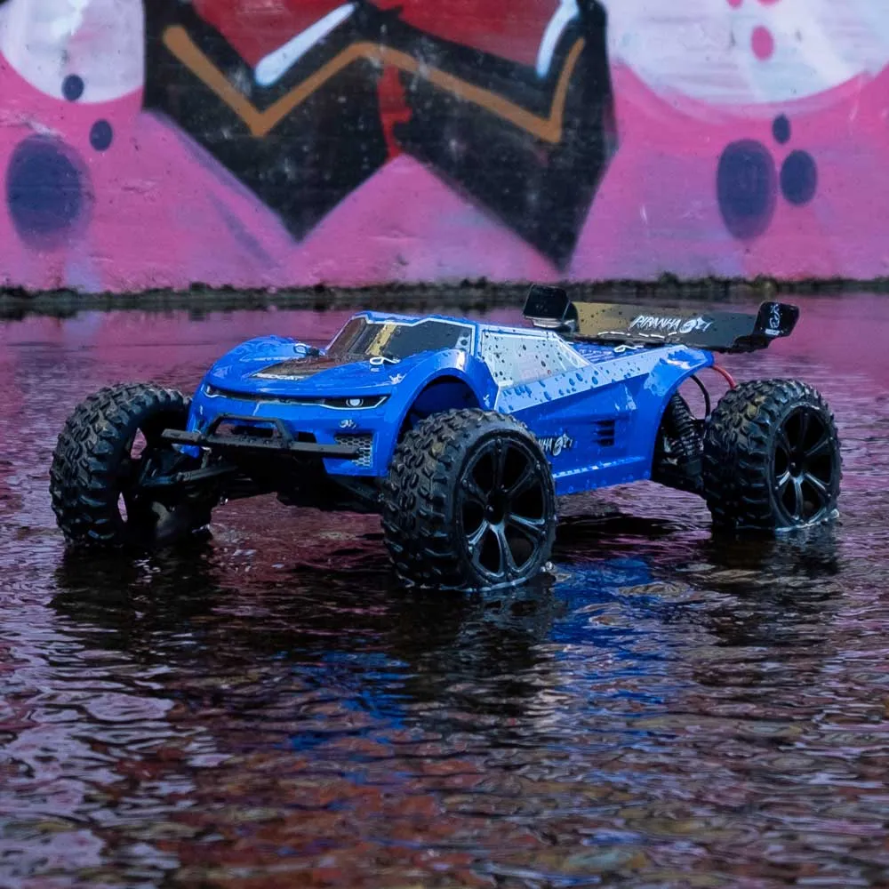 Redcat Piranha TR10 RC Car - 1:10 Brushed 2WD Electric Truggy