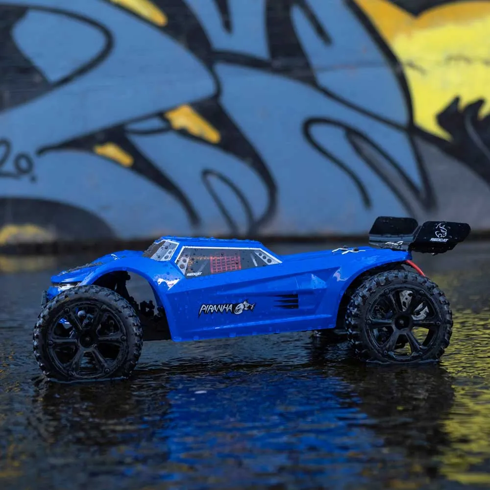 Redcat Piranha TR10 RC Car - 1:10 Brushed 2WD Electric Truggy