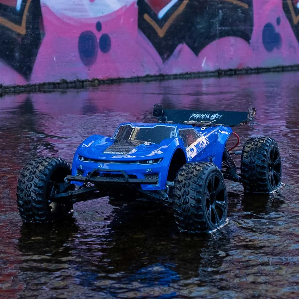 Redcat Piranha TR10 RC Car - 1:10 Brushed 2WD Electric Truggy