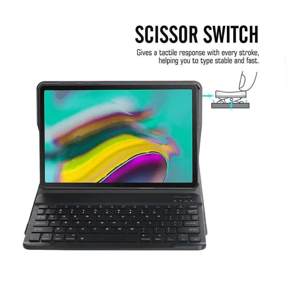 Removable Backlight Bluetooth Keyboard Case Galaxy Tab S7 10.4 T870 T875