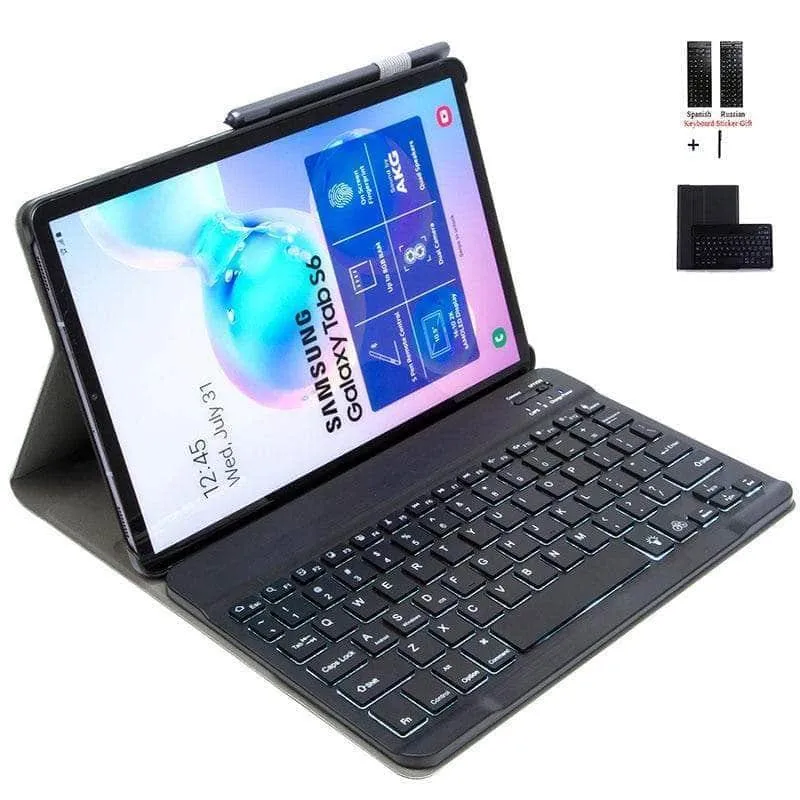 Removable Backlight Bluetooth Keyboard Case Galaxy Tab S7 10.4 T870 T875