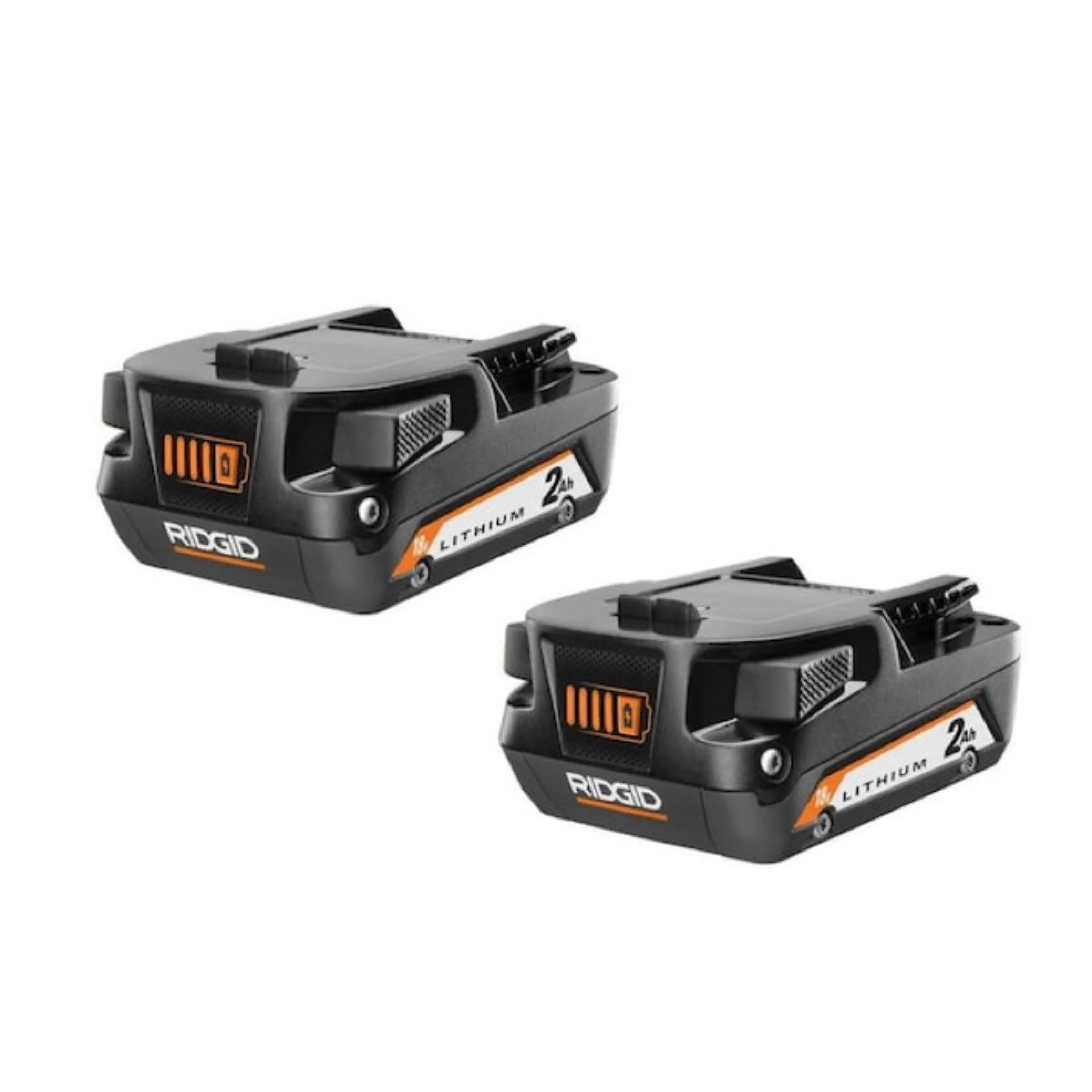 RIDGID 18-Volt Compact Lithium-Ion 2.0 Ah Battery ( 2-Pack)