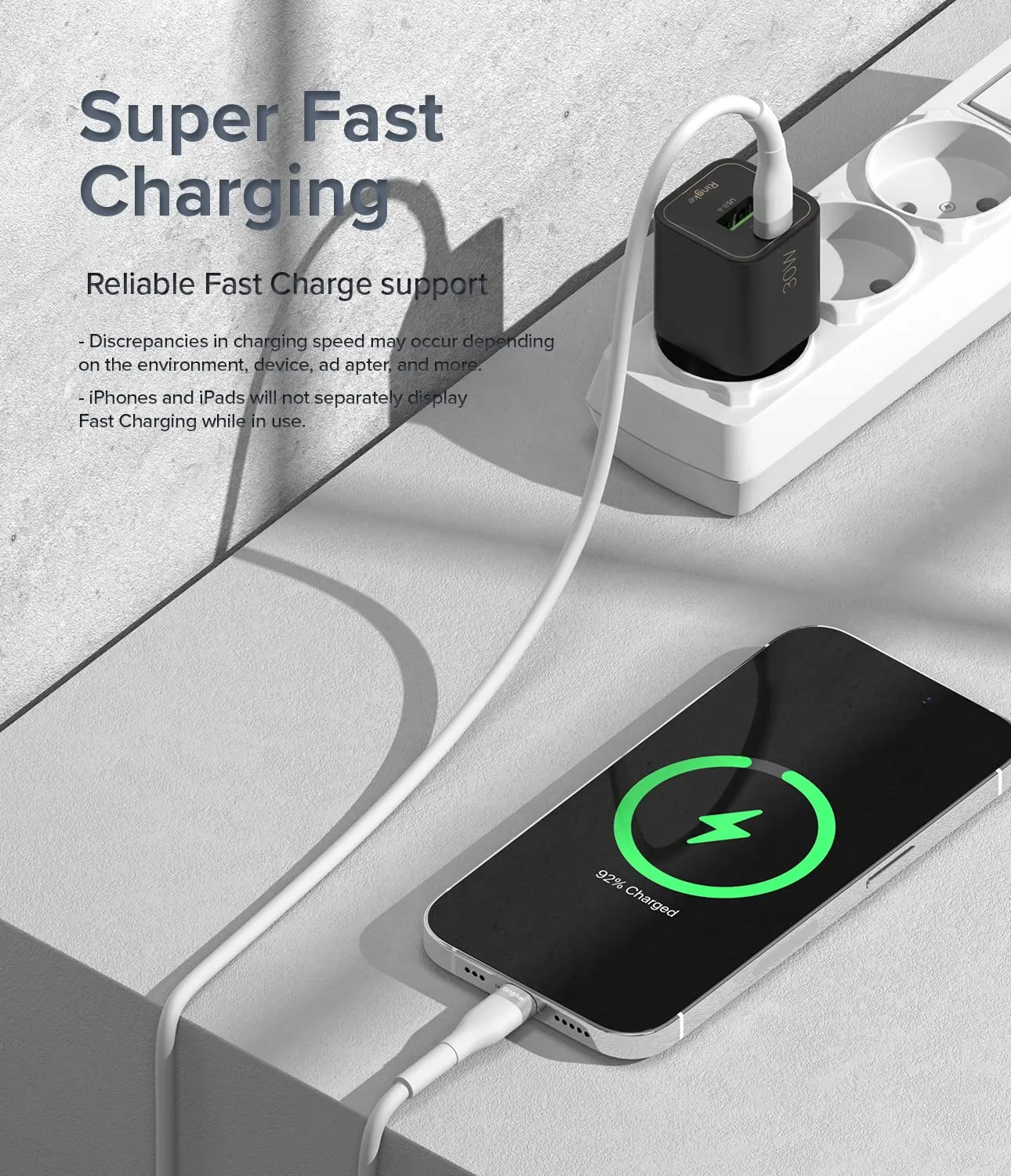 Ringke Fast Charging Pastel Cable USB Type-C to Lightning - (2m)