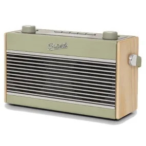 Roberts Rambler BTS DAB DAB  FM RDS Stereo Digital Radio with Bluetooth Alarms and ECO Power Saving Mode Leaf Green