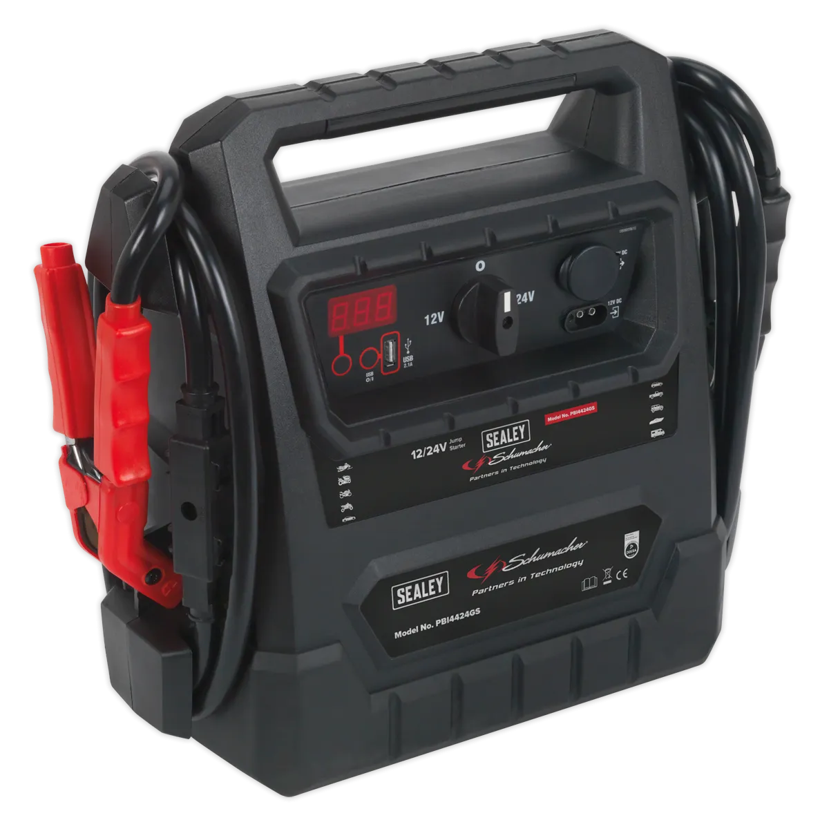 Schumacher¨ RoadStart¨ Emergency Jump Starter 12/24V 4600 Peak Amps - DEKRA Approved