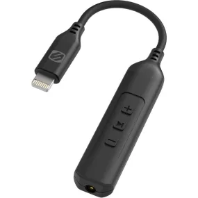 Scosche Lightning to 3.5mm Audio Adaptor with Charge Port - Black