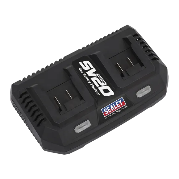 Sealey CP20VMC2 Dual Battery Charger 20V Lithium-ion for SV20 Series