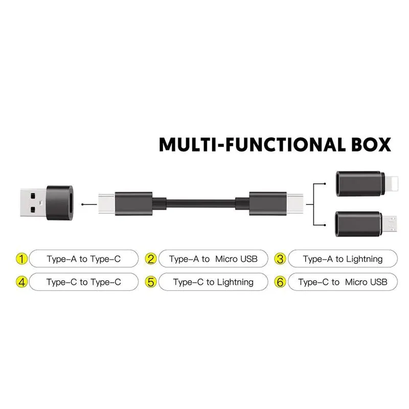 Smart Charging Stick- 9 in1 Multi-function Adapter