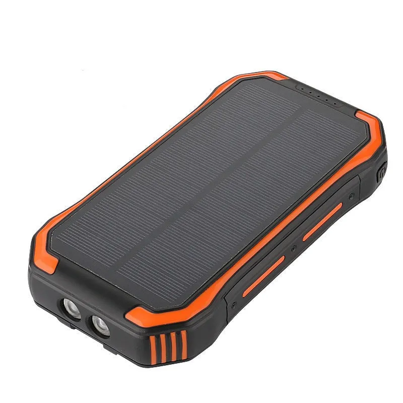 Solar Power Charging Power Bank W Wireless Charging