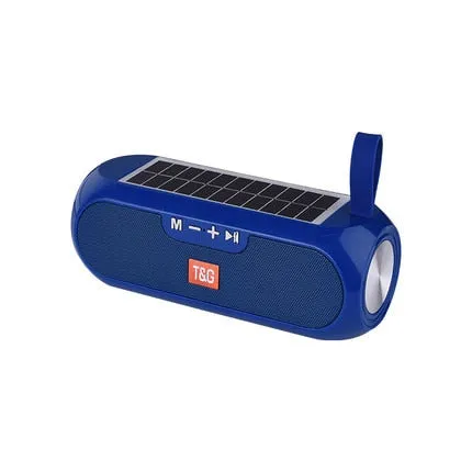 Solar Powered Bluetooth Speaker | Outdoor Waterproof Speaker | Solar FM Radio | Built-in Microphone for Hands Free Call