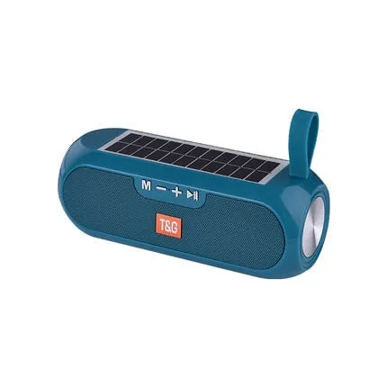 Solar Powered Bluetooth Speaker | Outdoor Waterproof Speaker | Solar FM Radio | Built-in Microphone for Hands Free Call