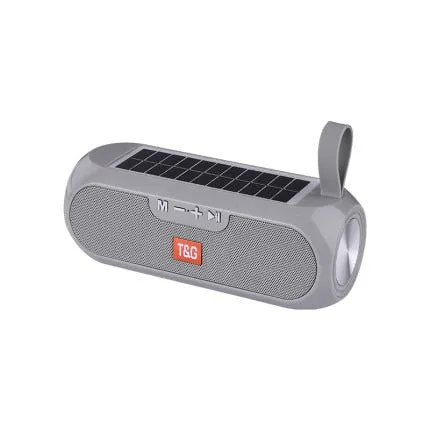 Solar Powered Bluetooth Speaker | Outdoor Waterproof Speaker | Solar FM Radio | Built-in Microphone for Hands Free Call