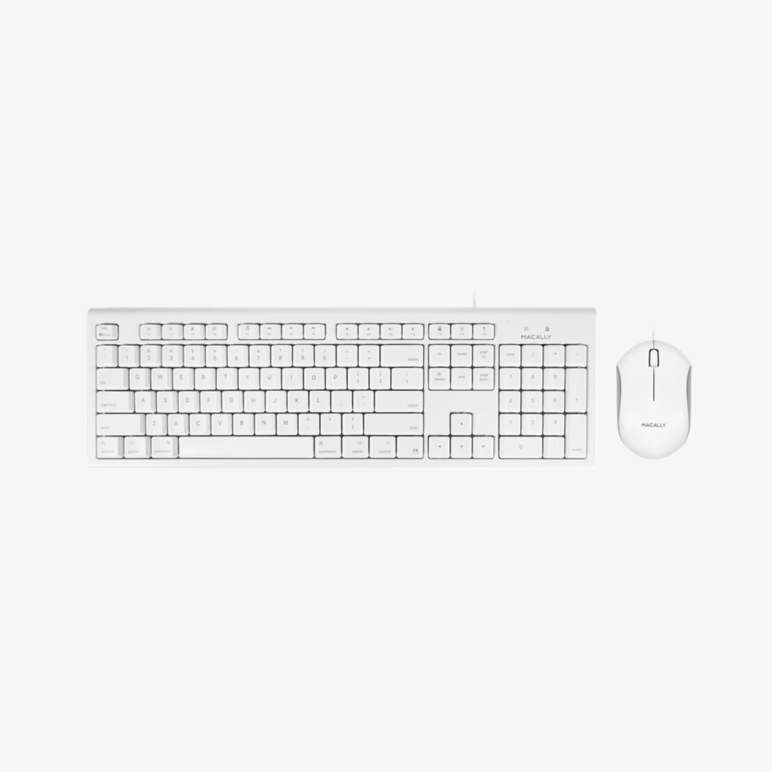 Spill Proof Mac Keyboard and Mouse USB Combo