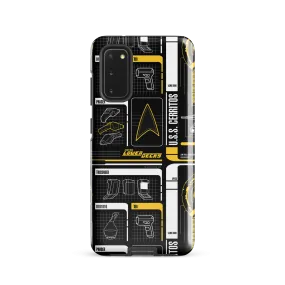 Star Trek: Lower Decks U.S.S Cerritos Pattern Tough Phone Case - Samsung