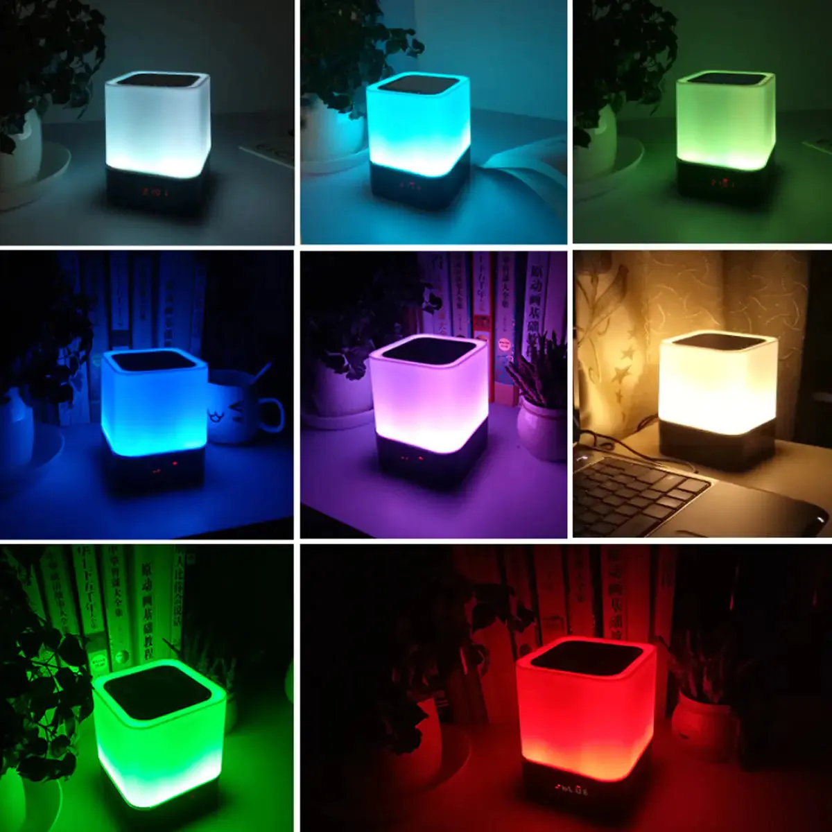 Sweet Dreams Speakers In 7 Changeable Mood Color Touch Lamp  Phone Charger