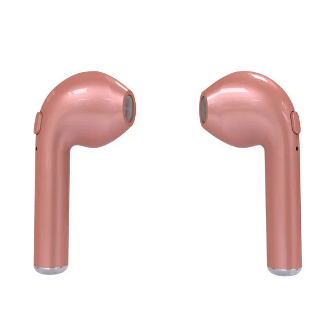 T-Gtexnik Earphones Hbq I7  Wireless Bluetooth Earphone In-Ear Tws 1 Pair Mini Earbuds  Bluetooth V4.2 Stereo Headset For Iphone