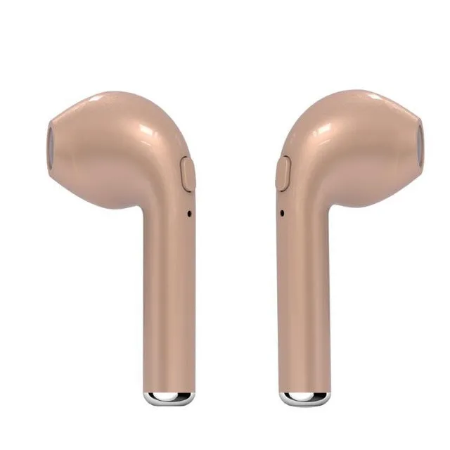 T-Gtexnik Earphones Hbq I7  Wireless Bluetooth Earphone In-Ear Tws 1 Pair Mini Earbuds  Bluetooth V4.2 Stereo Headset For Iphone