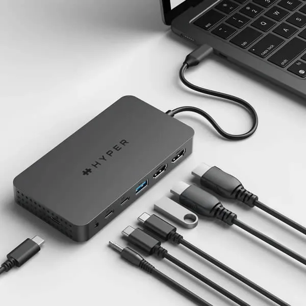 Targus HyperDrive Next Dual 4K HDMI 7 Port USB-C Hub