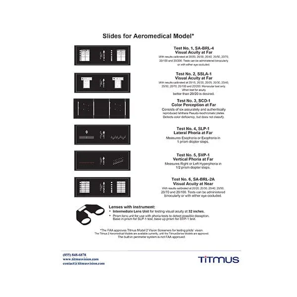 Titmus V4 Aeromedical Testing Model