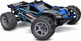 Traxxas Rustler 4x4 1/10 BL-2s Brushless Stadium Truck w/No Batt/Charger (Blue)