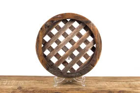 Tuscan Lattice Wood Charger