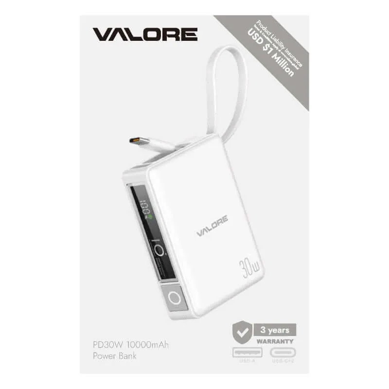 Valore PD30W 10000mAh Power Bank (PD34)