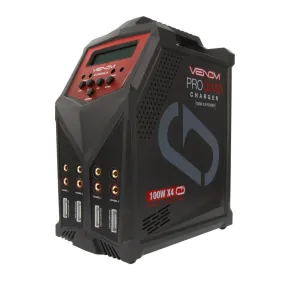 Venom Pro Quad 100W 7A 4-Port AC/DC Battery Charger