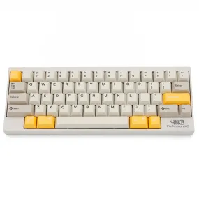 [Wholesale] Domikey hhkb abs doubleshot keycap set 1980s 80s for topre stem yellow enter version