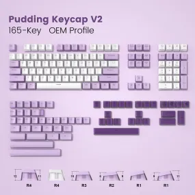 Womier Pudding V2 OEM Profile 165-Key PBT Keycap