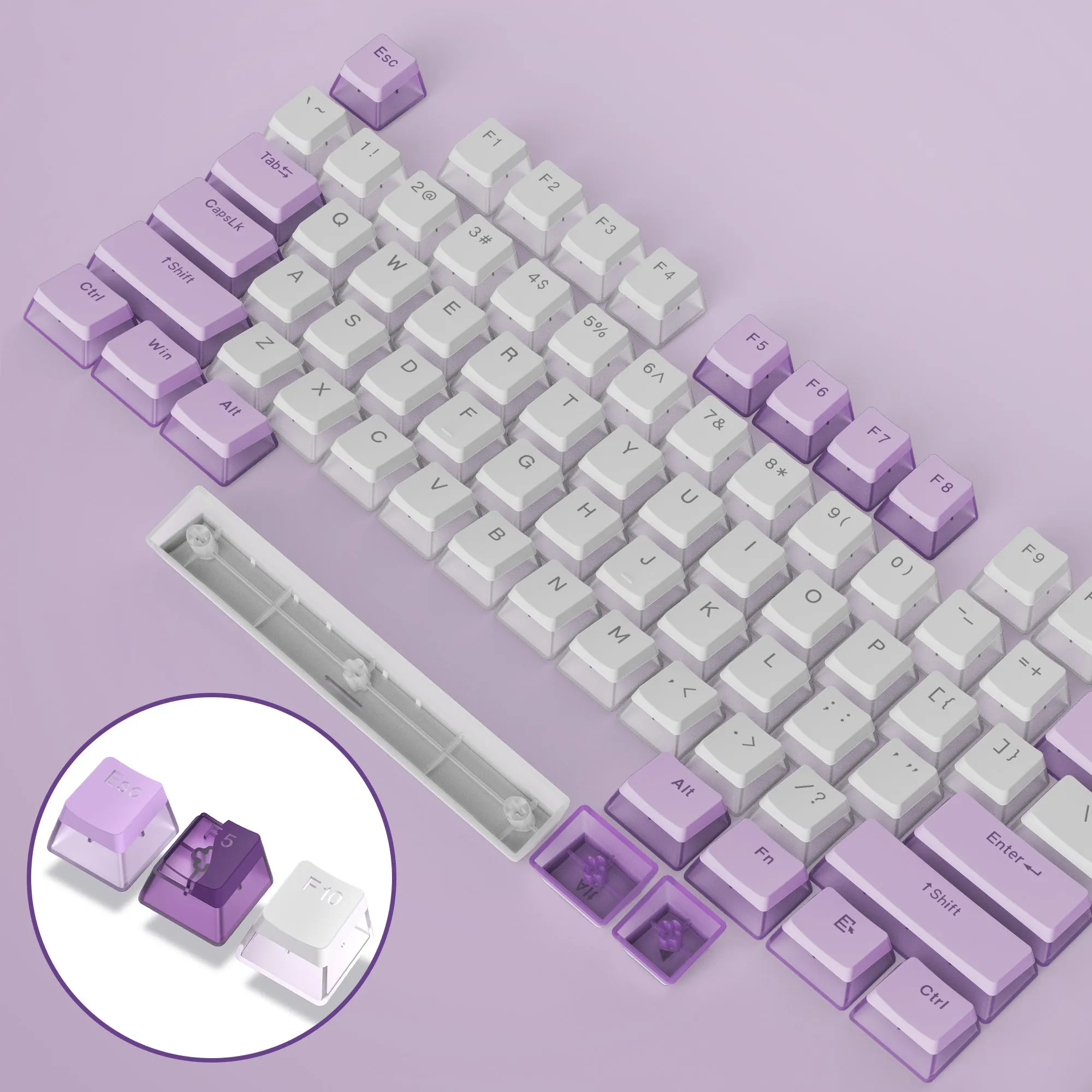 Womier Pudding V2 OEM Profile 165-Key PBT Keycap