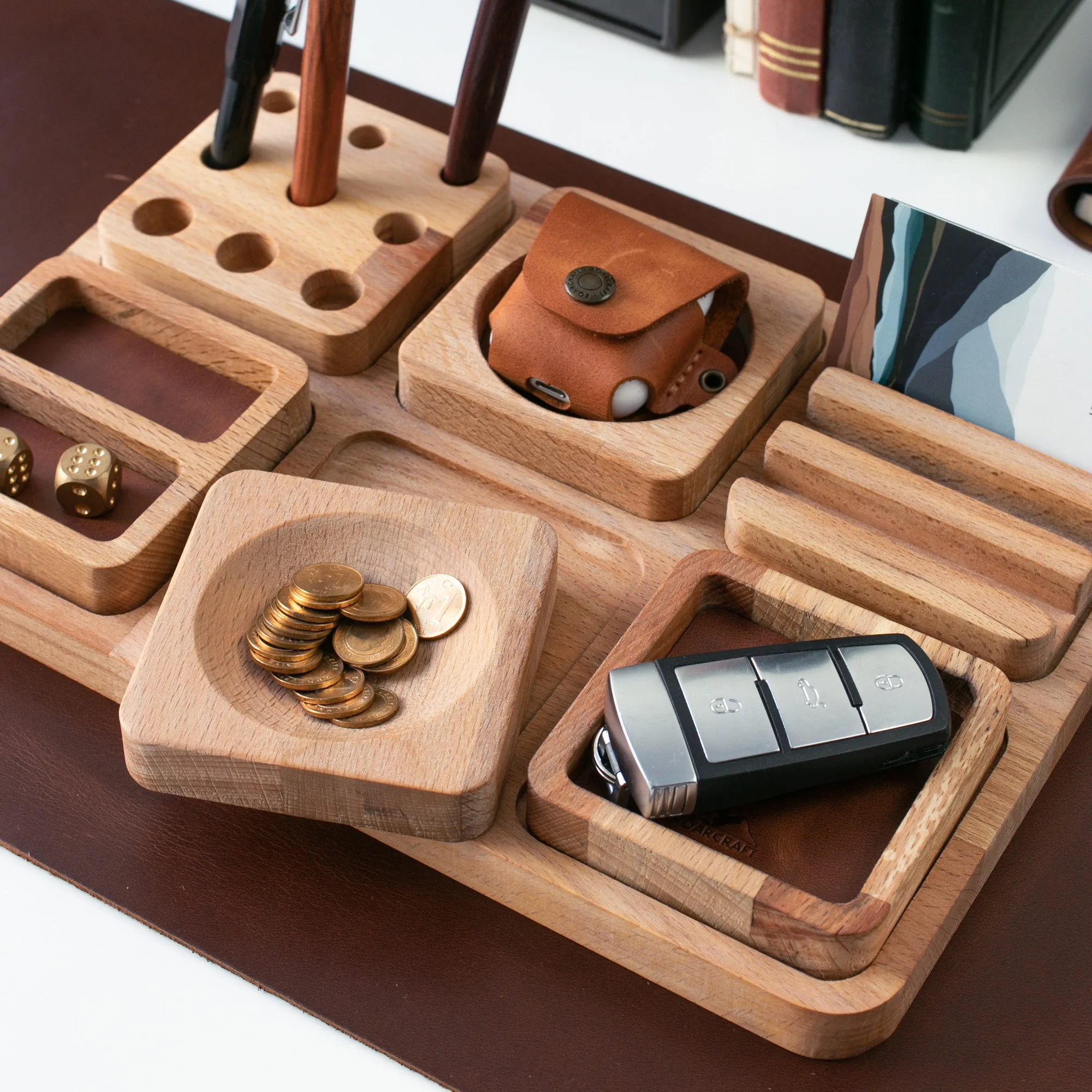 Wood Desk Organizer - Alabanda