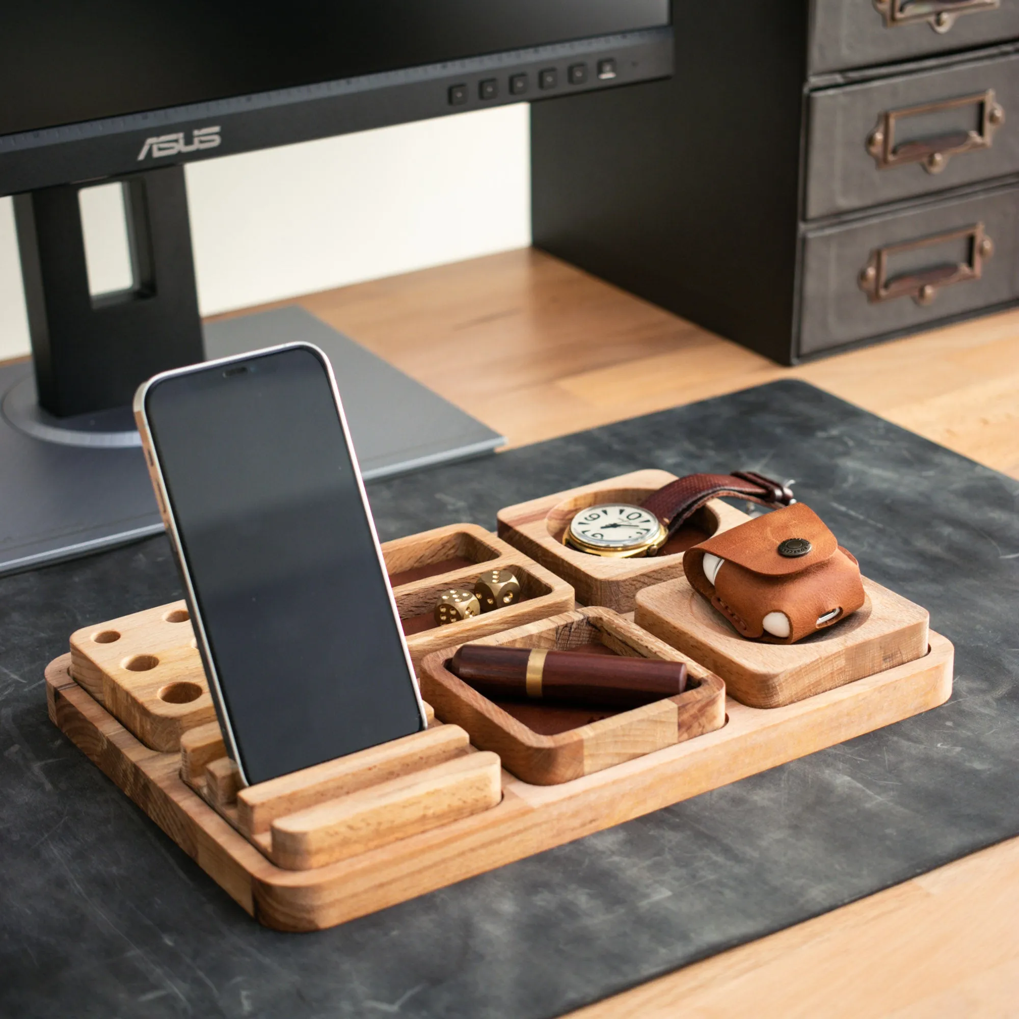 Wood Desk Organizer - Alabanda