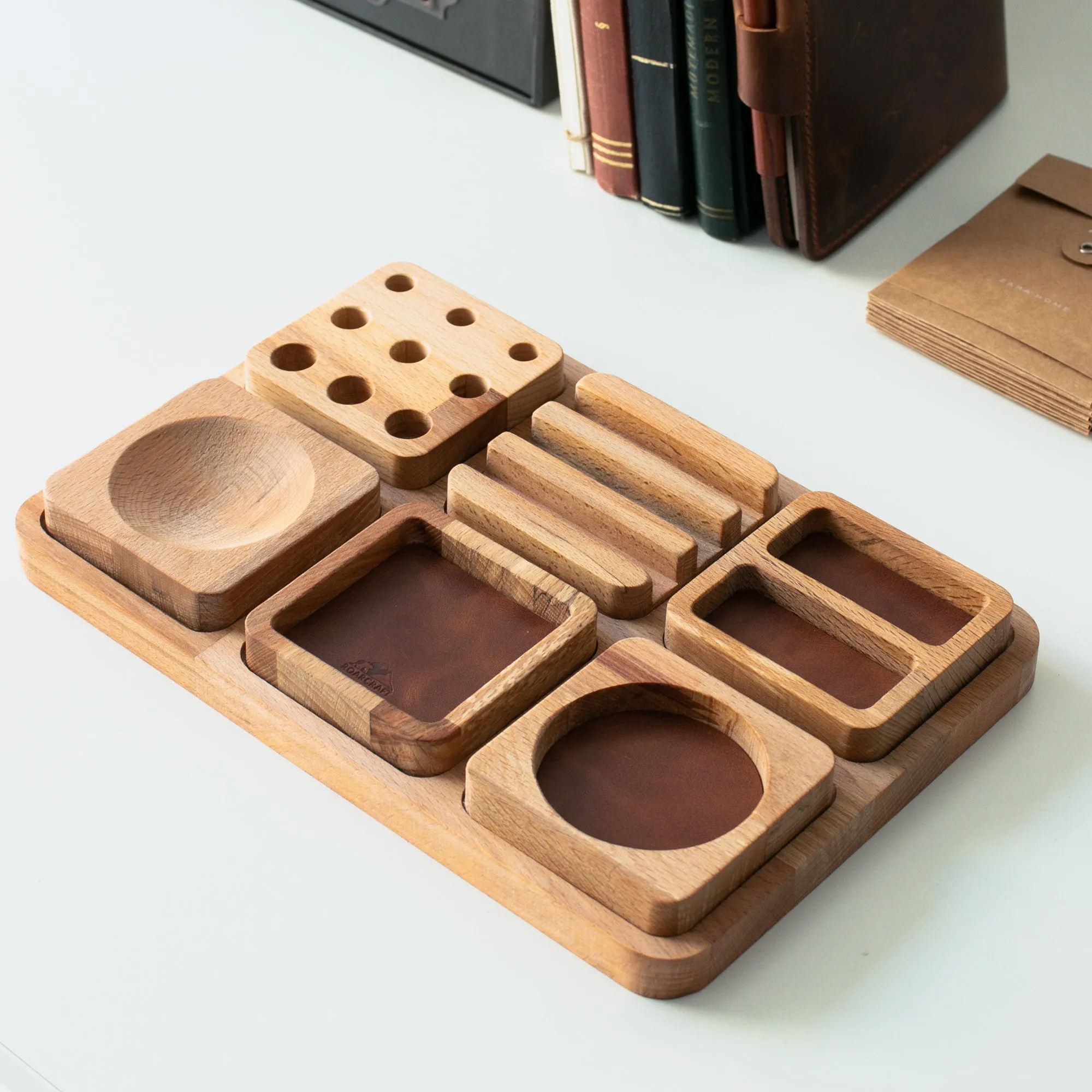 Wood Desk Organizer - Alabanda