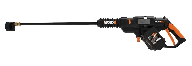 WORX Hydroshot WG644 Portable Power Cleaner, 2 A, 40 V, 290 to 450 psi Operating, 0.9 gpm, Multi-Spray Nozzle :EA: QUANTITY: 1