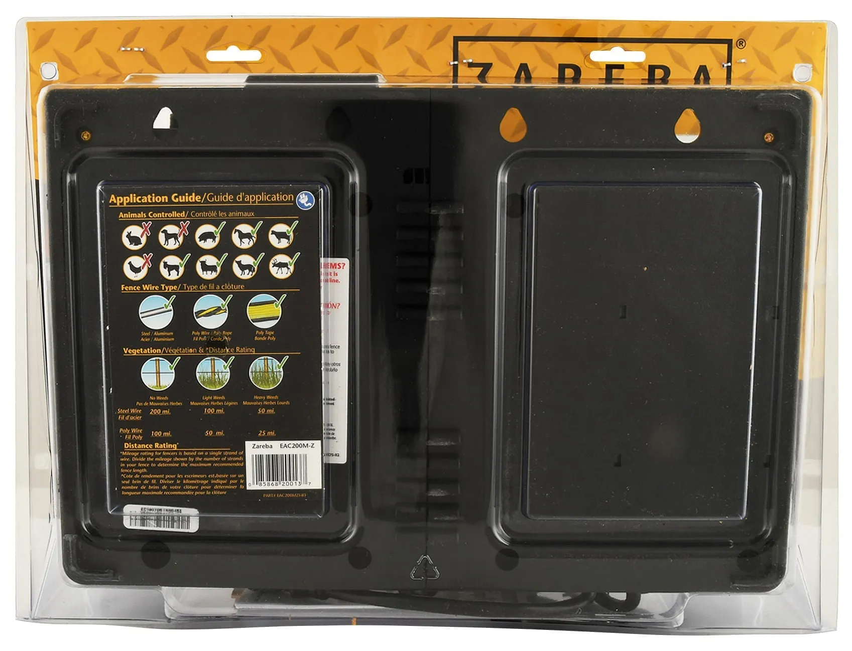 Zareba 200 Mile AC Low-Impedance Electric Fence Charger