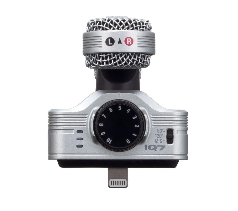 Zoom iQ7 Mid-Side Stereo Microphone for iOS